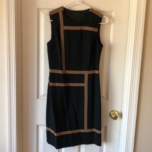 Ann Taylor color block dress